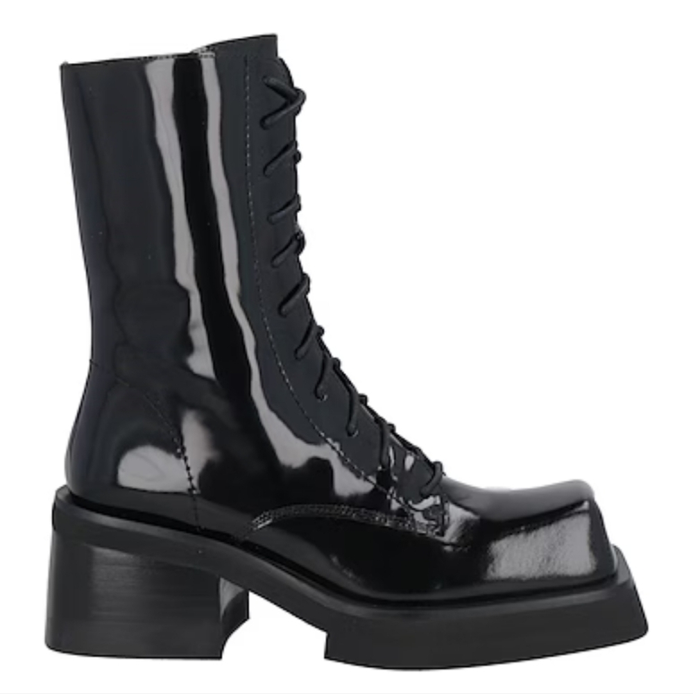 JEFFREY CAMPBELL ACADEMIX COMBAT BOOTS